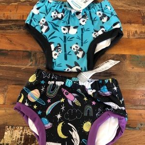 NWT THIRSTIES Potty Training Pants (LOT OF 2)